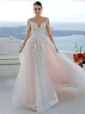 Abito da Sposa Semplice Riflesso di Te