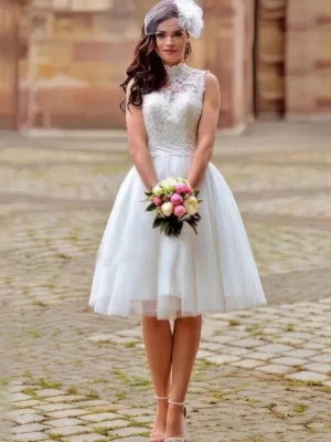 Abito da Sposa Semplice Corti
