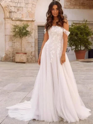 Abito da Sposa Semplice Essenza di Te