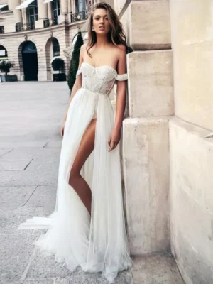 Abito da Sposa Semplice Luna di Miele