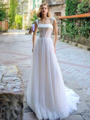 Abito da Sposa Semplice Eleganza Soffusa