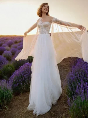 Abito da Sposa Semplice Delicatezza Infinita