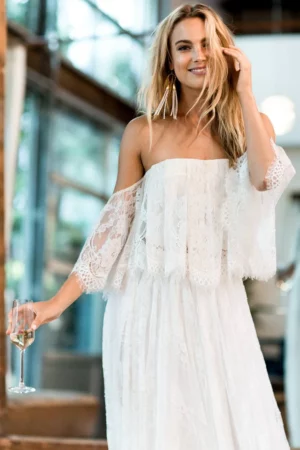 Boho Chic Abito da Sposa