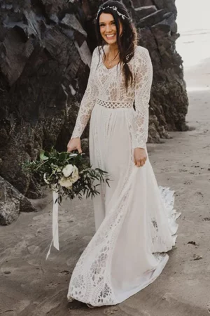 Abito da Sposa Boho Chic Spiaggia
