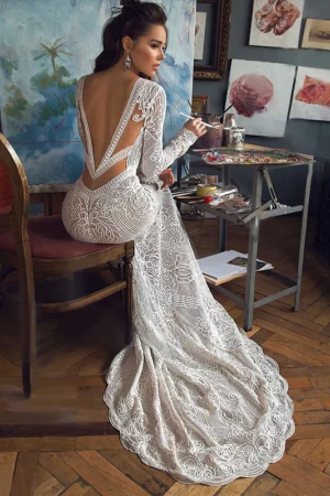 robe de mariee boheme chic shabby dos 720x