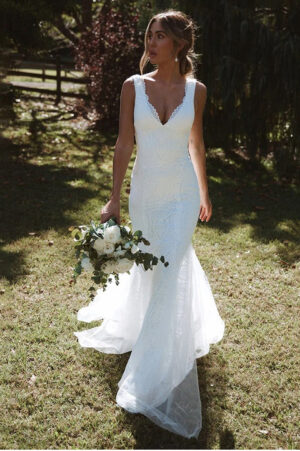 Abito da Sposa Seta Semplice