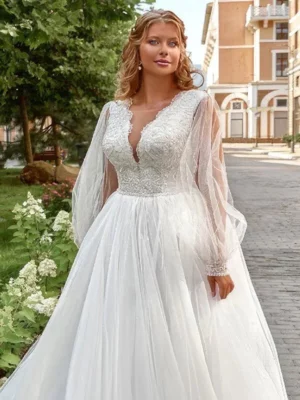robe de mariee a manches bouffantes grande taille 2 turbo 7093821b ca2b 4c1c be89 2bec8e000354 905556 5000x