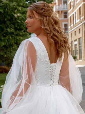 robe de mariee a manches bouffantes grande taille 3 turbo e80c09c4 a80e 45a8 a974 81cd6f5b2688 310652 5000x