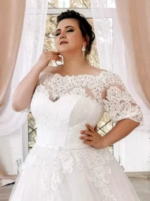 robe de mariee dentelle femme ronde 2 turbo 149427 5000x