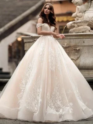 Ampio Abito da Sposa Principessa