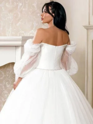 robe de mariee princesse manches bouffantes 3 turbo 890795 5000x