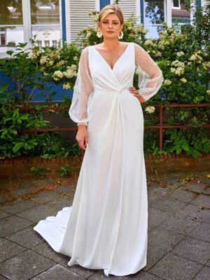 Abito da Sposa Curvy Semplici