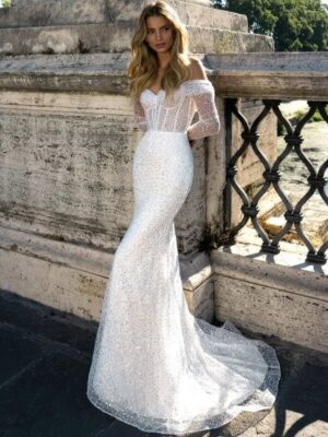 Abito da Sposa a Sirena con Corpetto