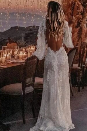 Abiti da Sposa Boho Velo di Luna