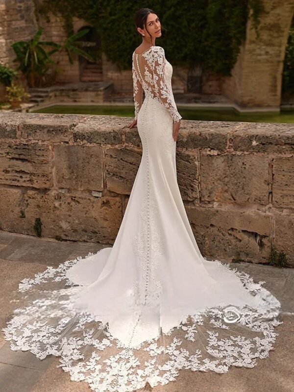 Abiti da Sposa Boho Ricamo del Silenzio - immagine 2