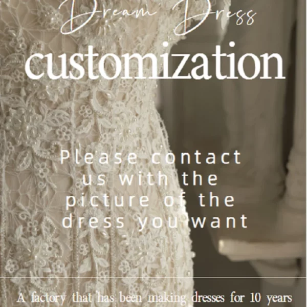 DREAM Customized Elegant Long V Neck Sleeveless Boho Mermaid Wedding Dress 2025 Lace Open Back Sweep Train Bridal Gown - immagine 6