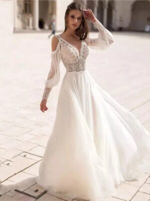Abiti da Sposa Boho Velatura Soffusa