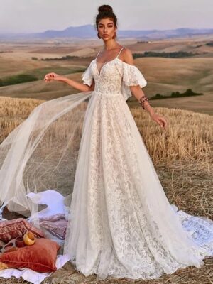 Abiti da Sposa Boho Nebbia d’Argento