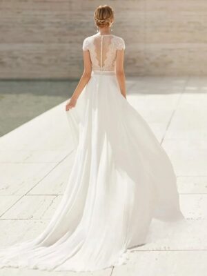Abiti da Sposa Boho Piuma Dorata