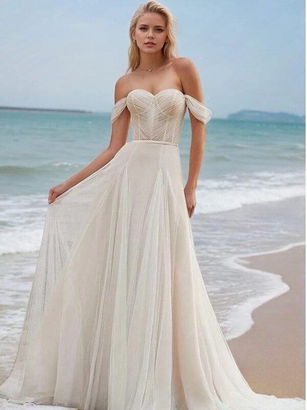 Abiti da Sposa Boho Scia Celeste