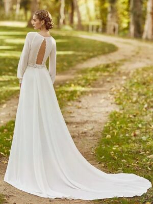 Abiti da Sposa Boho Velo Nascosto