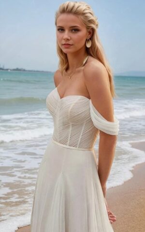 Abiti da Sposa Boho Scia Celeste
