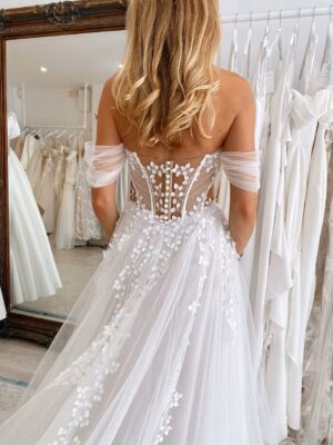 SoDigne Vintage Glitter Tulle Wedding Dresses 2024 Sweetheart Side Split A-Line Bridal Gowns Princess Bride Dress Customized 3 S273f70a76afb4efaa4a363f2f79f0a710 Cropped