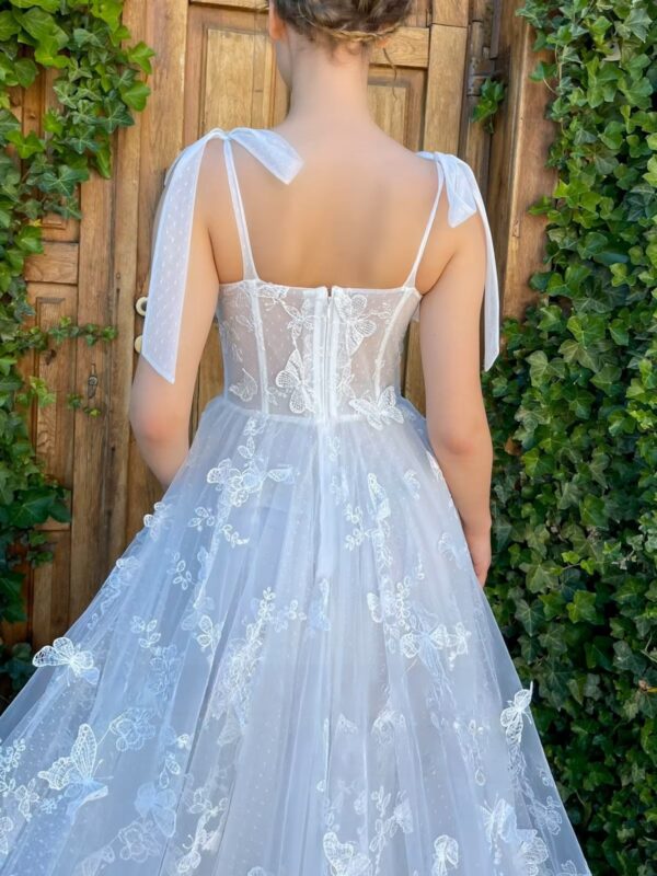 SoDigne Modern Simple Satin Wedding Dress Off the Shoulder Sexy V Neck Customized Plus Size Dubai Elegant Vestidos De Novia - immagine 4