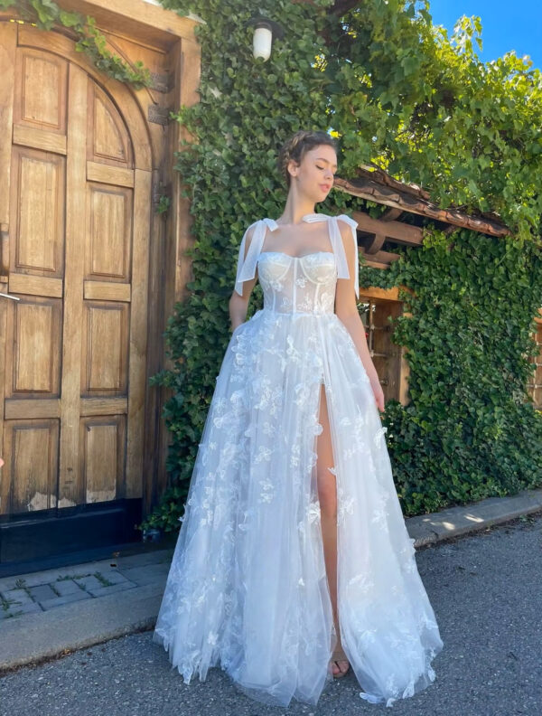 SoDigne Modern Simple Satin Wedding Dress Off the Shoulder Sexy V Neck Customized Plus Size Dubai Elegant Vestidos De Novia