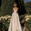 SoDigne A-line Satin Simple Wedding Dresses V-neck Sleeveless Bridal Dress 2025 Long Wedding Gown Robe De Mairee Customized 4 Sc88ebd38181d409cb6ea814f1ba8ccb9K Cropped