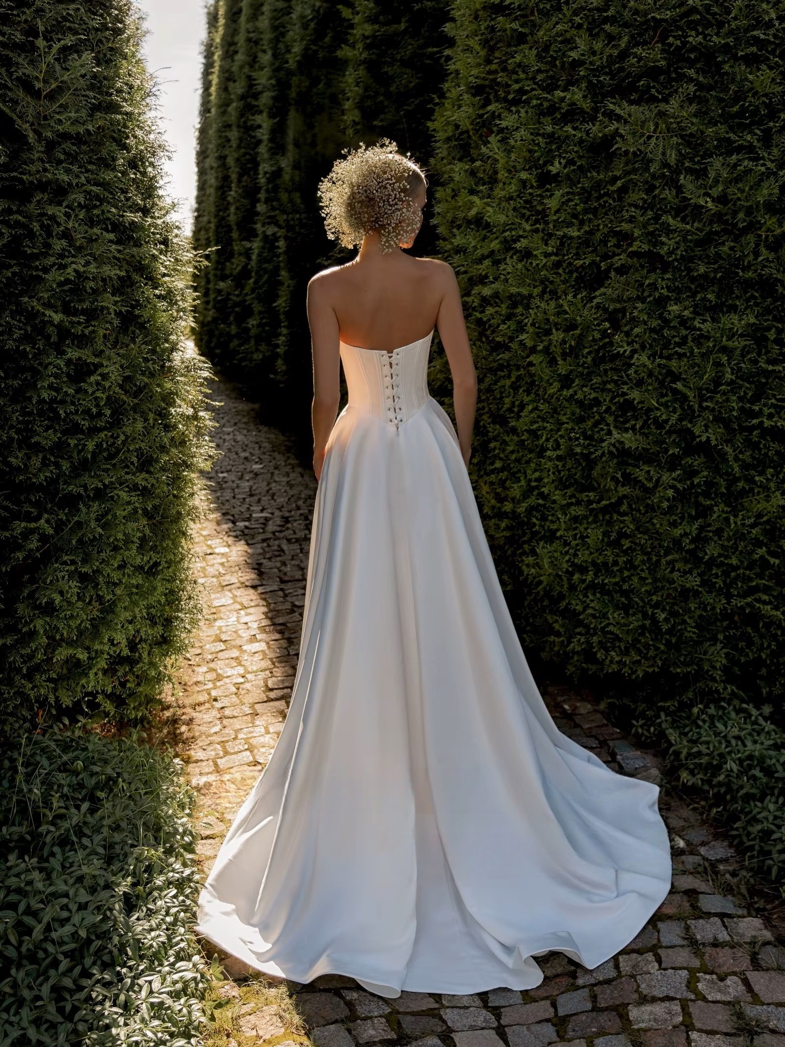 SoDigne A-line Satin Simple Wedding Dresses V-neck Sleeveless Bridal Dress 2025 Long Wedding Gown Robe De Mairee Customized 2 SoDigne A-line Satin Simple Wedding Dresses V-neck Sleeveless Bridal Dress 2025 Long Wedding Gown Robe De Mairee Customized - immagine 2