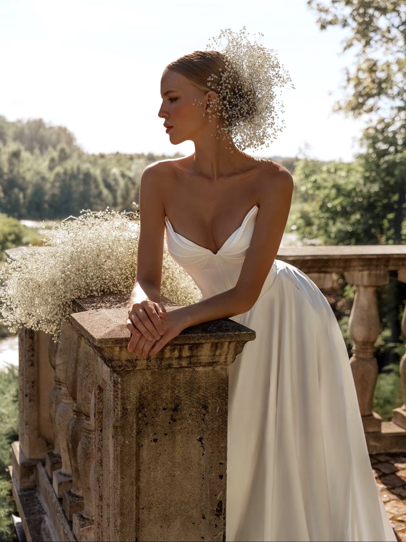 SoDigne A-line Satin Simple Wedding Dresses V-neck Sleeveless Bridal Dress 2025 Long Wedding Gown Robe De Mairee Customized 4 SoDigne A-line Satin Simple Wedding Dresses V-neck Sleeveless Bridal Dress 2025 Long Wedding Gown Robe De Mairee Customized - immagine 4