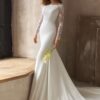 Gorgeous Lace Mermaid Wedding Dress Long Sleeve Modest Arabic Simple Bridal Gown Long Train Bride Dress Robe De Novia Customized 5 H6d2ec080ddd14187904860357f729ebf6 Cropped