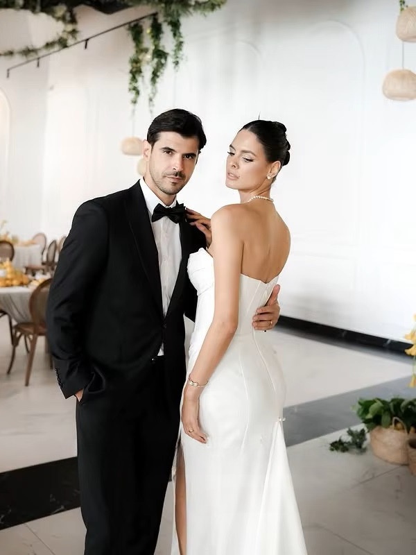 SoDigne Satin Mermaid Wedding Dress Sweetheart Sleeveless Bride Dresses 2025 Simple Bridal Gowns vestidos de novia Customized 4 SoDigne Satin Mermaid Wedding Dress Sweetheart Sleeveless Bride Dresses 2025 Simple Bridal Gowns vestidos de novia Customized - immagine 4