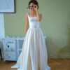 SoDigne A-line Simple Wedding Dresses Square Collar Satin Sleeveless Bridal Dress 2024 Long Bride Gown vestidos de novia 6 S082c3d57f73d4186a25eef54192a43c82 Cropped