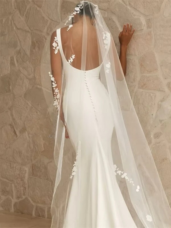 Elegant Mermaid Wedding Dresses For Women 2025 Open Back Spaghetti Straps Simple Bridal Gowns Train Vestidos De Noiva Customized 2 Elegant Mermaid Wedding Dresses For Women 2025 Open Back Spaghetti Straps Simple Bridal Gowns Train Vestidos De Noiva Customized - immagine 2