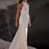 Bigday Halter Mermaid Wedding Dress Women 2025 Open Back Sleeveless Pleat Criss-Cross Bridal Gown Vestido De Noiva Customized 4 S1718b4d34dfc4cafb82ad04186075afdL Cropped