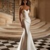 Elegant Mermaid Wedding Dress Women 2025 Sweetheart Pleat Open Back Strapless Train Bridal Gown Vestidos De Noiva Customized 4 S2a65cf14aa964a1b9c838255a3d4890ep Cropped