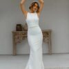 Classic Mermaid Wedding Dress 2025 O-Neck Sleeveless Open Back Spaghetti Straps Bridal Gown Train Vestido De Noiva Customized 7 S33787f13aad747eeac69967bbe60d71cl Cropped