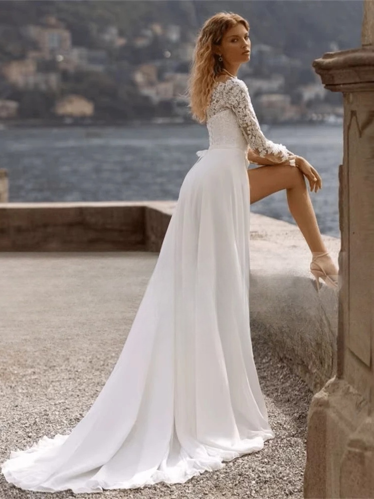 BIGDAY Sweetheart Long Mermaid Wedding Dress Women 2025 Pleat Off The Shoulder Open Back Bridal Gown Vestido De Noiva Customized 2 BIGDAY Sweetheart Long Mermaid Wedding Dress Women 2025 Pleat Off The Shoulder Open Back Bridal Gown Vestido De Noiva Customized - immagine 2