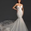 SoDigne Mermaid Satin Appliques Wedding Dresses Sweetheart Sleeveless Bridal Dress Long Wedding Gown Robe De Mairee Customized 2 S48c24418f9a145bdb21349566cff950eQ Cropped