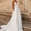 Elegant Wedding Dress For Woman Sweetheart-Neck A-Line Spaghetti Straps Open Back Bride Gown Train Vestidos De Novia Customized 7 S532a8dbae4914679ba376e95fda2cbc5T Cropped