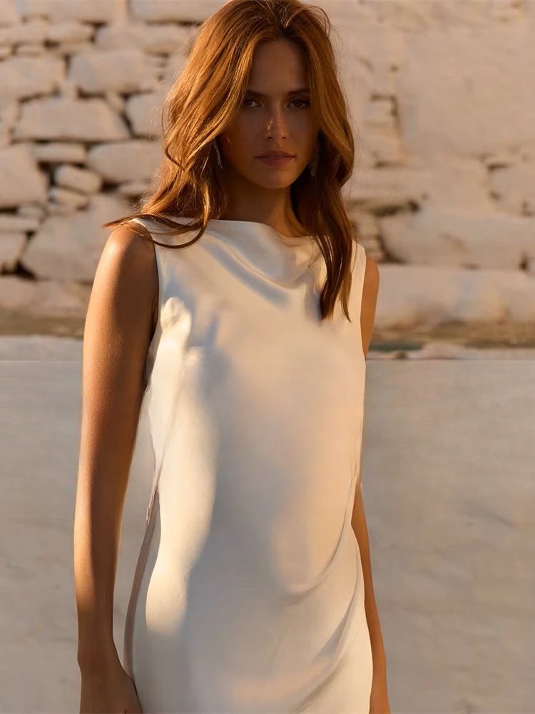 Modern Mermaid Wedding Dresses Women 2025 Boat Neck Sleeveless Open Back Sweep Train Bridal Gown Vestido De Noiva Customized 3 Modern Mermaid Wedding Dresses Women 2025 Boat Neck Sleeveless Open Back Sweep Train Bridal Gown Vestido De Noiva Customized - immagine 3