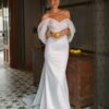 SoDigne 2023 Summer Wedding Party Dresses Off The Shoulder Pleats Bridal Dress Mermaid Satin Women Bride Gowns Customized 6 S741b94cbfda34505bd7d4c086a8d9c70e Cropped