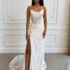 SoDigne Mermaid Lace Wedding Dresses Strapless Sleeveless Bridal Dress Customized Women Split Long Wedding Gown 7 S7564fd78ac494288ab737aa14e7e315fY Cropped