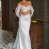 Elegant Sweetheart Mermaid Wedding Dress Women White Off The Shoulder Open Back Bridal Gown Train Vestidos De Novia Customized 7 S757ac5473dc146388b9c1fb55f27e4365 Cropped