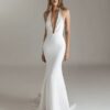 SoDigne Mermaid Satin Simple Wedding Dresses Halter Sleeveless Bridal Dress Elegant Wedding Gown Robe De Mairee Customized 4 S77c3c33556f34b3d8324c554e8614ae5e Cropped