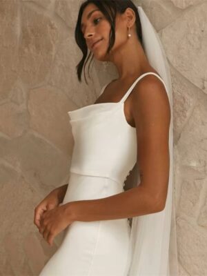 Elegant Mermaid Wedding Dresses For Women 2025 Open Back Spaghetti Straps Simple Bridal Gowns Train Vestidos De Noiva Customized 5 S8dbafbfa0e0f47dbac74e6f608991aa5k Cropped