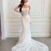 SoDigne Mermaid Lace Beach Wedding Dresses Strapless Detachable Sleeves Bridal Dress Customized Women Long Wedding Gown 4 Sa5952e4d30594c6aa922facb4965342ep Cropped