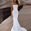 Elegant Pleat Mermaid Wedding Dresses 2025 Strapless Open Back Sleeveless Bridal Gown Sweep Train Vestido De Noiva Customized 8 Sb13cba420834446599ccc6ff73d11e79B Cropped